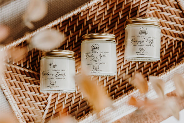 Cutie Glass Candle Trio
