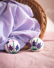 Lavender Fields Trio with Ladybug