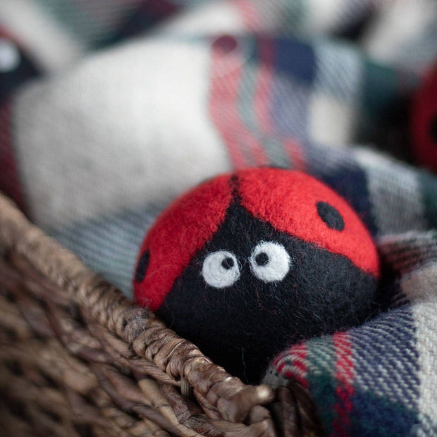 Ladybug Trio Eco Dryer Balls - Set of 3