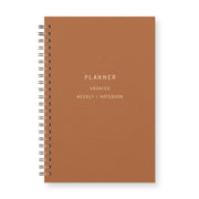 Standard Type Undated Weekly Planner Journal: Lilac Cover | White Ink