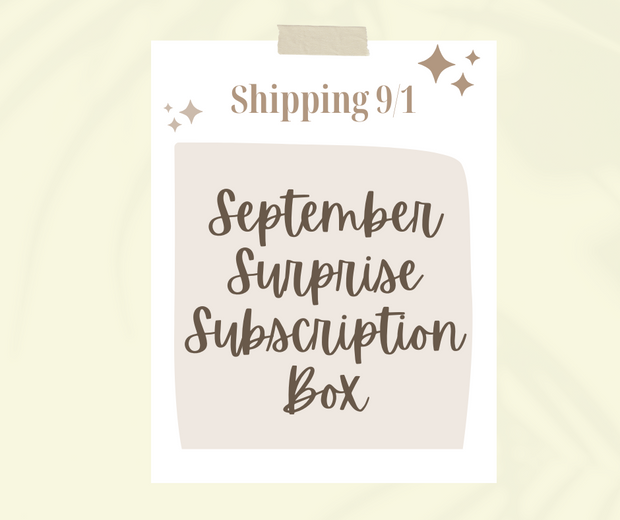 September Clean Haven Naturals Surprise Monthly Subscription Box