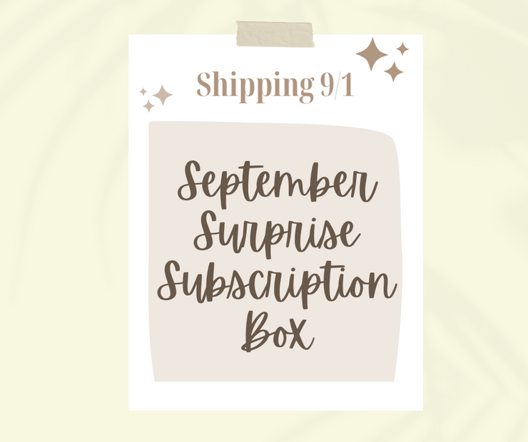 September Clean Haven Naturals Surprise Monthly Subscription Box