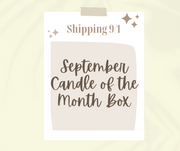 September Candle of the Month Subscription  SHIPS FREE! (code: CANDLECLUB)