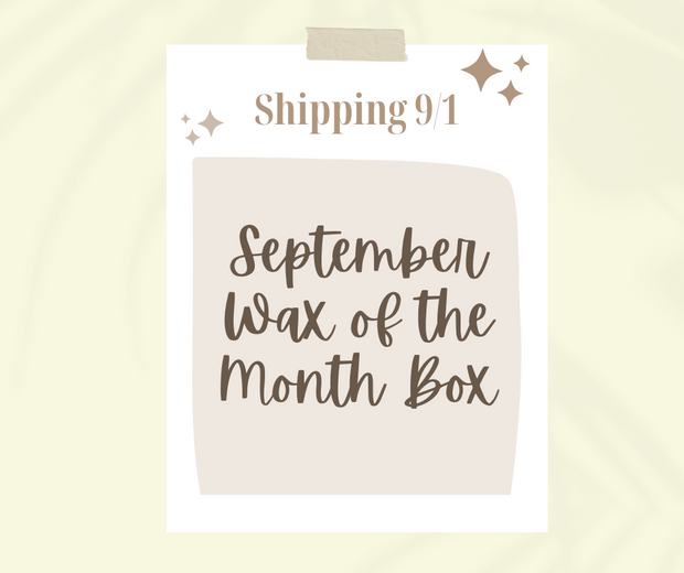 September Monthly Wax Bar Subscription - SHIPS FREE! Code: WAXCLUB