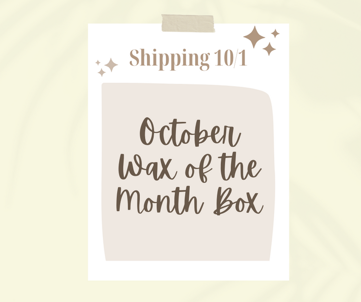 October Monthly Wax Bar Subscription - SHIPS FREE! Code: WAXCLUB