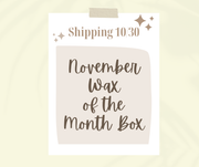 November Monthly Wax Bar Subscription - SHIPS FREE! Code: WAXCLUB