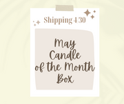 May Candle of the Month Subscription  SHIPS FREE! (code: CANDLECLUB)