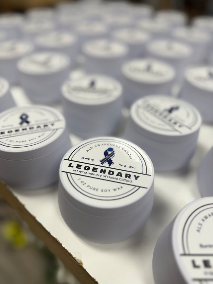 “Legendary” ALS Awareness Candle (100% donated to ALS Foundation)