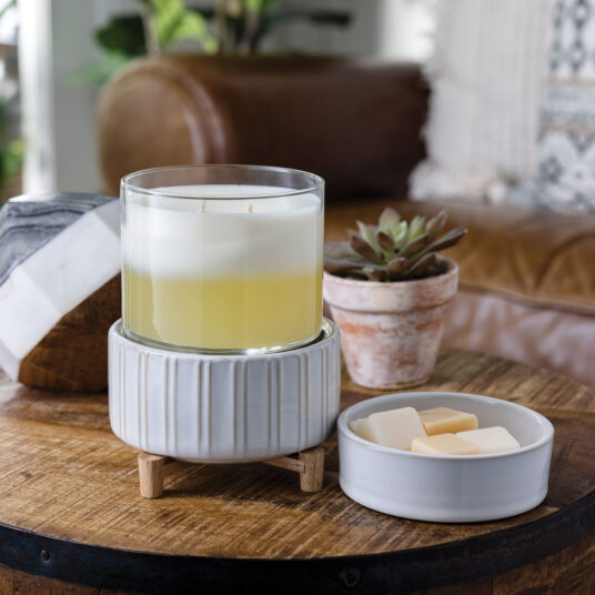 Ceramic & Wood 2-in-1 Classic Wax Warmer