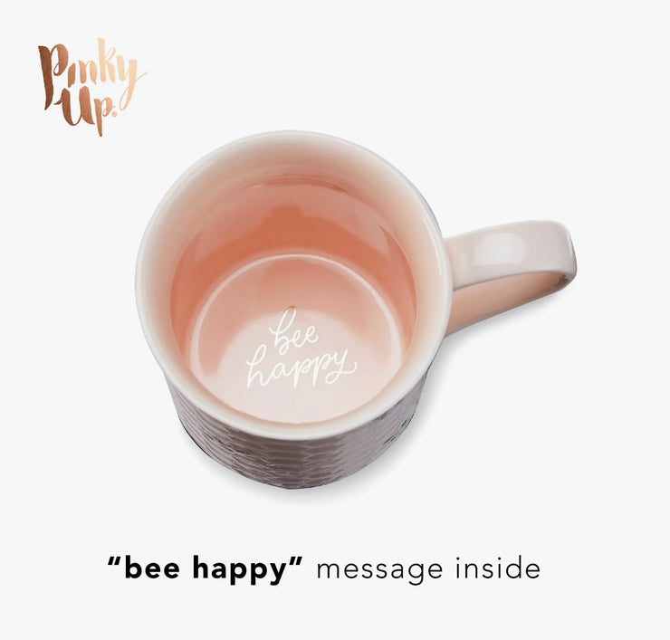 Annette Honeycomb Ceramic Tea Mug & Infuser