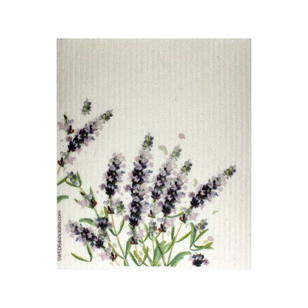 Swedish Dishcloth Lavender Flowers