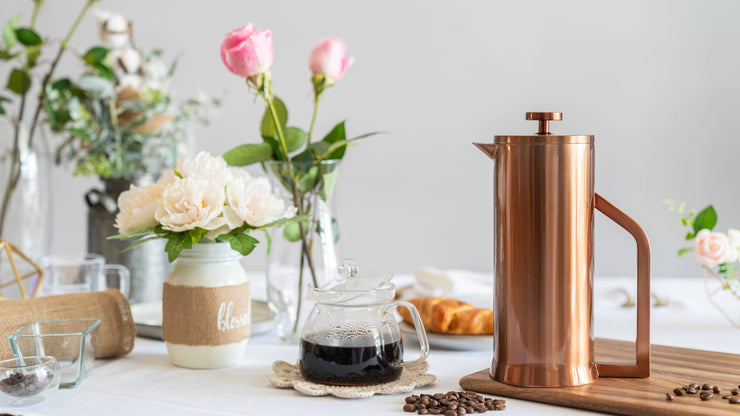 French Press Coffee Maker Double Wall Stainless Steel 1L
