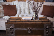 Rustic White Dough Bowl Candle