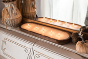Rustic Brown Dough Bowl Candle