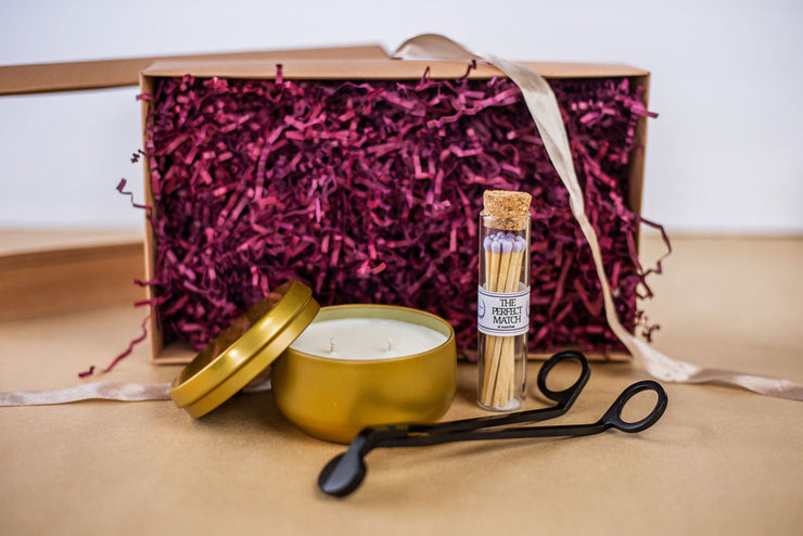 Gold Candle Care Gift Set