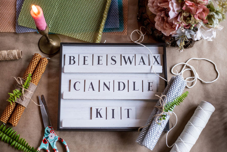 Rolled Beeswax Candle Take Home Kit