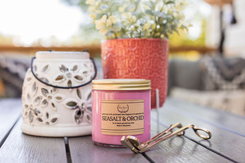 Candle + Wick Trimmer Set Clean Haven Naturals