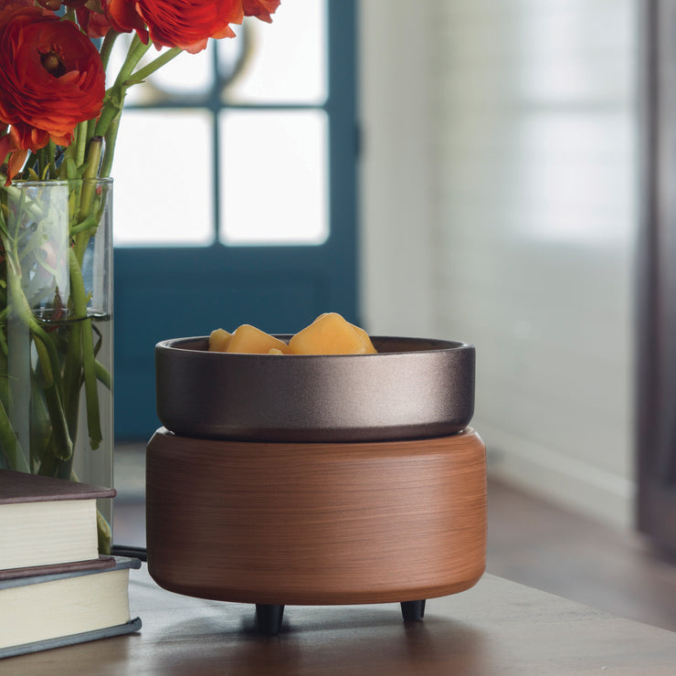 Pewter Walnut 2-in-1 Classic Fragrance Warmer