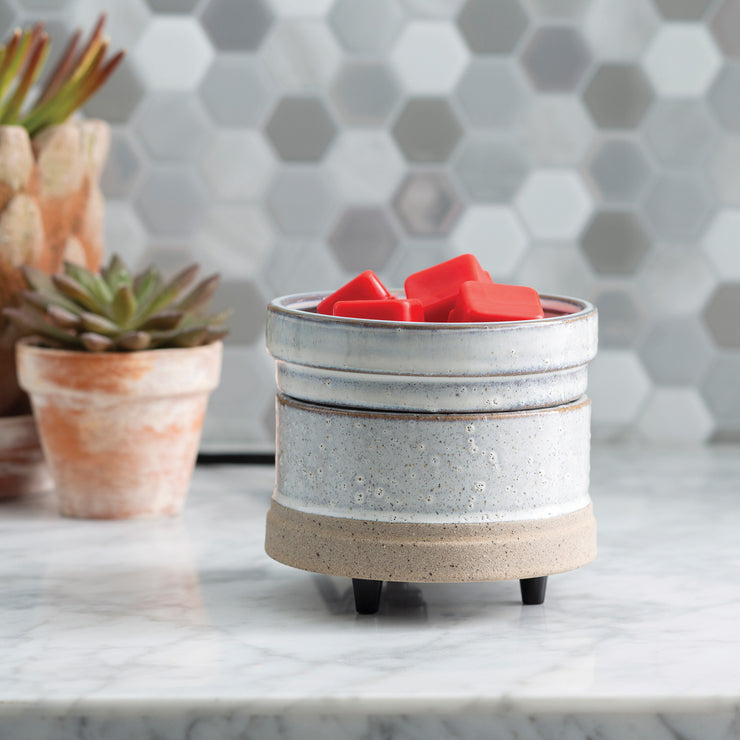 Rustic White 2-in-1 Classic Fragrance Warmer